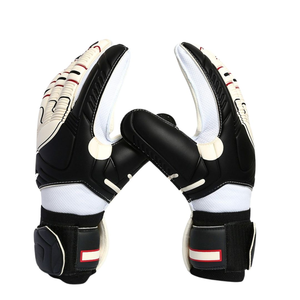 Gants de gardien de but de football unisexes ALTAF BROTHERS en gros, professionnels, en latex épais, à lacets, ajustables, antidérapants et respirants - Product Image 1