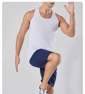 Camiseta sin mangas transpirable para hombre, ultraligera, para entrenamiento, personalizada con sublimación térmica, chaleco para correr - Product Image 5