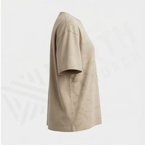 เสื้อยืดผู้หญิงไซส์ใหญ่พิเศษ ผ้าฝ้าย สไตล์ลำลอง พิมพ์ลายโลโก้ด้วยเทคนิค DTF สีสันตามสั่ง คุณภาพพรีเมียม - Product Image 3