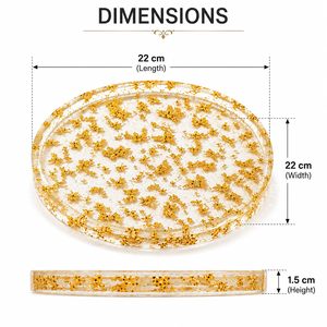 Functional Stylish Resin Polished Customized Pattern Dishwasher Safe Multifunction Party Serving <b>Tray</b> <b>Handles</b> Easy Use Morden - Product Image 6