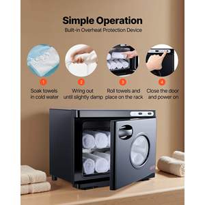 Hot 5-Gallon Large Spa <b>Towel</b> Warmer <b>Cabinet</b> Stainless Steel Racks All-Round Heating for Salon Barber Wax Heater for Massage - Product Image 5