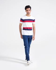 T-shirt décontracté à manches courtes pour homme, respirant, 100% coton - Product Image 2