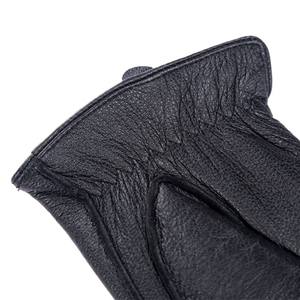 Guantes de Cuero Sencillos para Hombre, Estilo Retro para Negocios, Ciclismo y Actividades al Aire Libre, con Pantalla Táctil, Transpirables, Suministro Internacional - Product Image 4