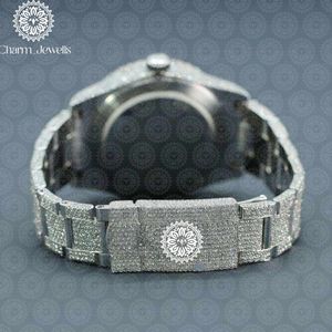 Charm_Jewells Luxury Women's Crystal <b>Watch</b> Stainless Steel Bracelet Round Dial Analog Quartz Movement 38mm Fashion Jewelry - Product Image 3