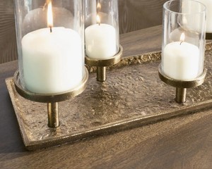 Lily Art Empire Exporta Portavelas de Aluminio Modernos Hechos a Mano con Impresión Personalizable, Decoración para el Hogar, Uttar Pradesh, para Múltiples Ocasiones - Product Image 3