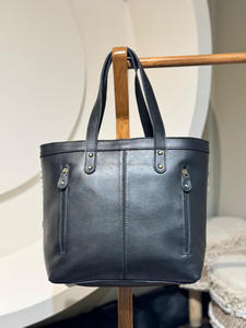 OEM ODM personalizado tallado a mano bolso de cuero de piel de vaca bolsos de gran tamaño gran colección de monedero de las señoras - Product Image 4