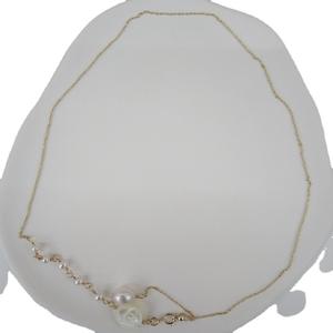 Collier en argent S925 avec perle d'eau douce, pendentif élégant en coquille de rose, lumière intense, sans défaut, chaîne de clavicule, pendentif unique et fin pour - Product Image 5