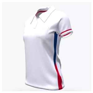 Camisetas polo para mujer de tejido elástico para movimiento activo, ajuste flexible, movimiento fácil. - Product Image 2