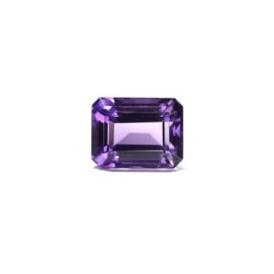 Natural Amethyst Loose Gemstone 8.4 Carat Heart Faceted Cut 20mm for Fine Jewelry - Product Image 1