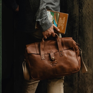 Maletín para Portátil Ligero y Sencillo para Hombre, de Poliéster Impermeable, con Cierre de Cremallera y Correa para el Hombro, Nuevo Diseño de Fábrica - Product Image 4