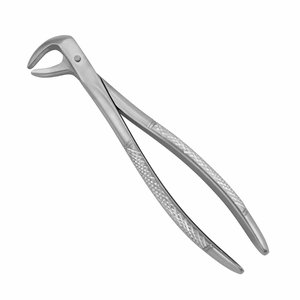 Forceps d'extraction dentaire manuels en acier inoxydable à motif anglais, poignée ergonomique pour l'élimination des dents, instruments de chirurgie buccale ORTHO - Product Image 1