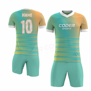 Uniformes de Fútbol con Sublimación Completa de Diseño Personalizado, OEM ODM, Logotipo Personalizado, Poliéster que Absorbe la Humedad, para Pedidos al por Mayor Globales - Product Image 4