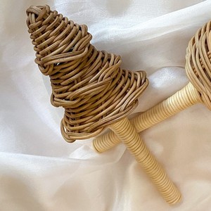 Top qualité moins cher rotin hochet cloche shaker bébé musique jouets en gros hochets en bois meilleure vente pépinière jouet - Product Image 2