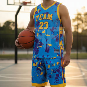 Maillot de basketball personnalisé avec logo, T-shirt de compression, Tenue d'entraînement d'équipe, Uniforme de basketball - Product Image 3