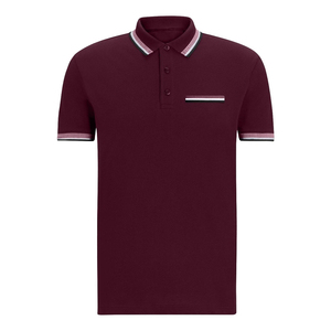Chemise de golf classique personnalisée pour homme, tricotée en 100% coton, avec logo personnalisé, manches courtes décontractées - Product Image 1