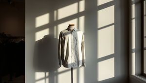Camisa de Mujer Tejida Vintage con Mangas con Volantes, Ecológica y Transpirable - Product Image 4