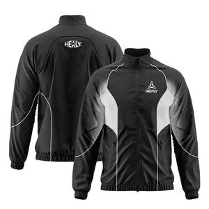 Coupe-vent de sport vierge pour homme, respirant, imperméable, à capuche, en polyester softshell, écologique, pour l'hiver, idéal pour la sublimation - Product Image 3