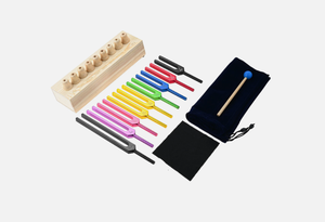 Juego de 9 Diapasones Solfeggio para Terapia de Sonido, Trabajo Energético, Equilibrio y Meditación, Gran Venta - Product Image 5