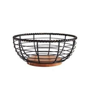 Black and Gold Customized Design Metal Fruits <b>Basket</b> <b>Table</b> Decor Home and Kitchen Decor Food Storage <b>Basket</b> New Freshly Design - Product Image 1
