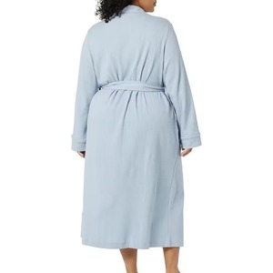 Albornoz de Tela Barato al por Mayor, Talla Personalizada, 100% Algodón de Rizo, Albornoz Unisex para Adultos - Product Image 1