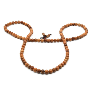 Tasbih islamique classique fait main en bois poli écologique, chapelet de prière Dhikr pour la prière quotidienne musulmane et le culte religieux - Product Image 1
