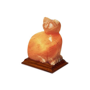 โคมไฟเกลือหิมาลัยรูปสัตว์แกะสลักด้วยมือ คุณภาพสูง ตกแต่งบ้าน สีชมพู รับทำโลโก้ตามสั่ง ขนาดตามสั่ง - Product Image 1