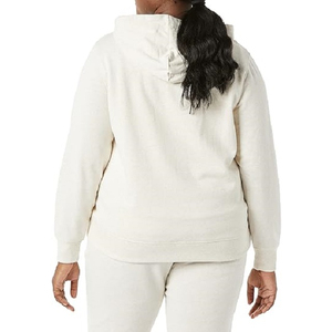Sudadera con Capucha y Cremallera, Corte Regular, Algodón, Felpa Francesa, Color Sólido, Diseño con Bolsillos, Estilo Casual Otoñal - Product Image 2