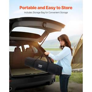 Canapé gonflable double portable pour 1 personne, capacité de 300 lb, gonflage rapide, matelas gonflable pour 1 personne, pompe, étui de transport roulant, pliable - Product Image 6