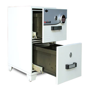WELKO FRC3 LED White Fireproof Filing <b>Cabinet</b> with <b>Key</b> <b>Lock</b> - Product Image 2