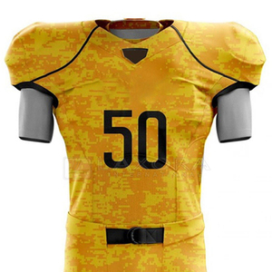 Panel de Malla Elástica Personalizado para Uniforme de Fútbol Americano, Diseño OEM, Nombre Impreso, Transpirable, Antibacterial, Cómodo, de Secado Rápido - Product Image 5