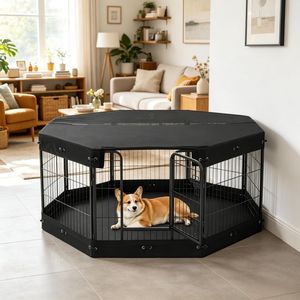 Casetta Moderna Rettangolare per Piccoli Animali da Interno - Design Salvaspazio con Tetto in Acciaio - Product Image 4