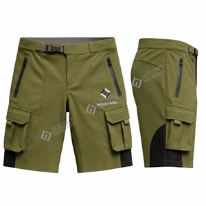 Pantalones Cortos de Ciclismo MTB para Hombre, Acolchados, Transpirables, de Secado Rápido, Elásticos, para Ciclismo de Montaña, Deportes al Aire Libre - Product Image 2