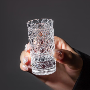 Vasos de Chupito de Vidrio Cuadrados o Redondos, Estilo Europeo, Base Gruesa, Transparentes, Personalizables con Logotipo, para <span class=keywords><strong>Bar</strong></span>, Fiestas, Hogar, Degustación de Whisky, Vodka y Tequila - Product Image 5