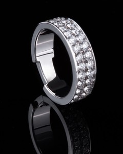 Anillos de Aro de Plata de Ley 925 con Moissanita VVS que Pasan la Prueba del Diamante, Estilo Hip Hop de Lujo - Product Image 5