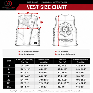 เสื้อกั๊กชมรมมอเตอร์ไซค์สำหรับผู้หญิง หนังวัวพรีเมียม 1.0 มม. ทรงครอปแบบอสมมาตร สไตล์เรฟ สตรีทแวร์ แฮชบลูม อินเตอร์เนชั่นแนล - Product Image 6