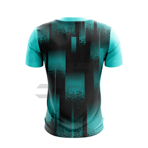 T-shirts pour hommes en maille épaisse à manches courtes, couleurs tendance, motifs modernes, logo frontal, design minimaliste Normcore - Product Image 3
