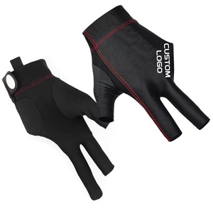Custom Snooker <b>Gloves</b> Elastic Snooker <b>Glove</b> With Moisture-wicking Fabric For Long Playing To Wear Low Price Snooker <b>Gloves</b> - Product Image 2