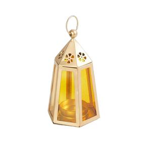 Metal <b>Lantern</b> in <b>Gold</b> Coated Finished New Metal <b>Lantern</b> in Wholesale Price Latest Candle Votive New Metal <b>Lantern</b> - Product Image 1