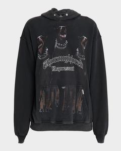 Sweat-shirt à capuche graphique pour homme en molleton de coton avec impression personnalisée effet délavé, style streetwear, fabricant, fournisseur, OEM - Product Image 5
