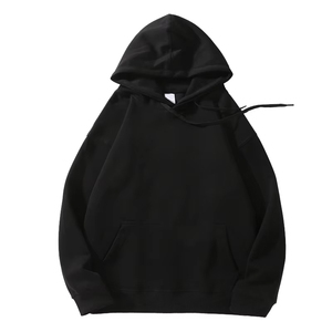 Sweat à capuche surdimensionné pour homme, coupe ample, 310g, en coton et polyester tricoté, couleur unie, avec logo personnalisé brodé - Product Image 1