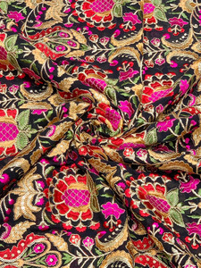 Tela de encaje bordada con patrón cuadrado al por mayor, material de malla con lentejuelas de colores para vestidos de fiesta y moda nupcial - Product Image 5