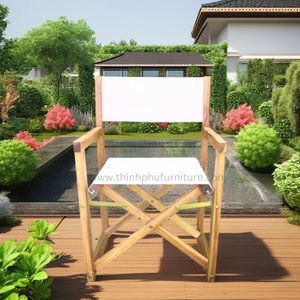 Sillón plegable de madera ecológico de fábrica vietnamita para uso en exteriores, jardín, sala de estar y comedor. - Product Image 1
