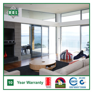 ประตูบานเลื่อนอลูมิเนียมพร้อมกระจกนิรภัยสำหรับห้องนั่งเล่นหรือห้องน้ำ - Product Image 5