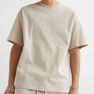 Custom Men's Oversized Streetwear Tshirt <b>Thick</b> 100% Cotton Drop Shoulder <b>T</b>-<b>shirts</b> 250gsm Plus Size Heavyweight <b>T</b> <b>Shirt</b> For Men - Product Image 6