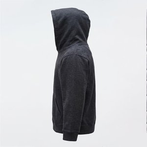 Nueva Sudadera con Capucha y Cierre para Mujer, con Logotipo Personalizado, Color Negro, Tejido de Algodón, Manga Larga, Transpirable, Estilo Urbano - Product Image 3