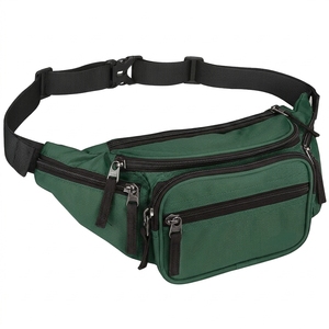 Riñonera de nailon con estampado personalizado de diseñador, bandolera impermeable de moda para deportes al aire libre, correr, estilo elegante para perros - Product Image 4