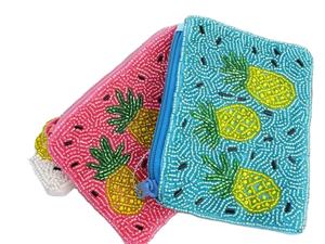 Nuevo diseño de cuentas de semillas monedero sandía bordado a mano y el mejor producto y la mejor calidad de la India - Product Image 6