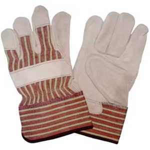 Gants de sécurité en cuir de vachette pleine fleur, résistants, protection des mains industrielle, anti-vibration, antistatiques, certifiés CE - Product Image 2
