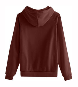 Conjunto Deportivo de Invierno para Mujer, con Capucha, de Forro Polar, Estilo Urbano, 100% Algodón, Transpirable, Ligero y Personalizable, al por Mayor - Product Image 4