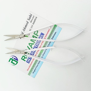 Ciseaux à cuticules russes de haute précision en acier inoxydable à tête courbée, micro-ciseaux de beauté tranchants pour manucure et soin des peaux douces - Product Image 5